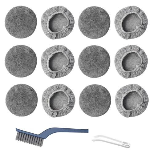 Gurxi 12 Stück Tücher Für Fensterputzroboter Mikrofasertücher Fensterputztücher Replacement Cloth Tuch Weeper Staubsauger Teile Wiederverwendbar Waschbares Zubehör Für 168/188 von Gurxi