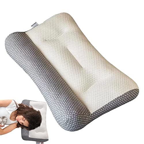 Ergonomisches Kissen - Nackenstützkissen, Ergonomisches Schlafkissen, Ergonomisches Nackenkissen, Orthopädisches Kissen Für Nacken- Und Schulterschmerzen, Kopfkissen Für Seiten- Und Rückenschläfer von Gusengo