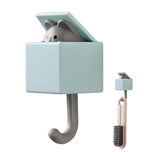 Gusengo 1/6 Stück Tier Wasserfest Haken - Handtuchhaken Kinder, Wandhalterung Kleiderhaken Für Home Küche, Klebehaken DekorativeTierwandhaken Für Mantel, Handtuch, Schlüssel, Taschen von Gusengo