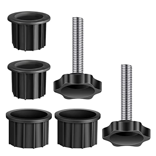 Sonnenschirm Adapter Reduzierungsstücke Schirmständer, 1.5 Zoll/1.9 Zoll Sonnen Regen SchirmStänder Reduzierung Reduzierringe Mit 40mm Gewindeschraube, Für Granit Sonnenschirmständer Und Bodenhülsen von Gusengo