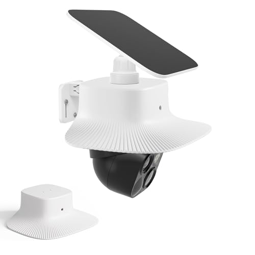 Outdoor Kamera Abdeckung Kompatibel mit Eufy SoloCam S340 - Sonne Regen UV Schild für Sicherheitsüberwachungssystem Wetterfester ABS Schutz für Solar Wireless Security Camera (nur Abdeckung) von Gusfeliz