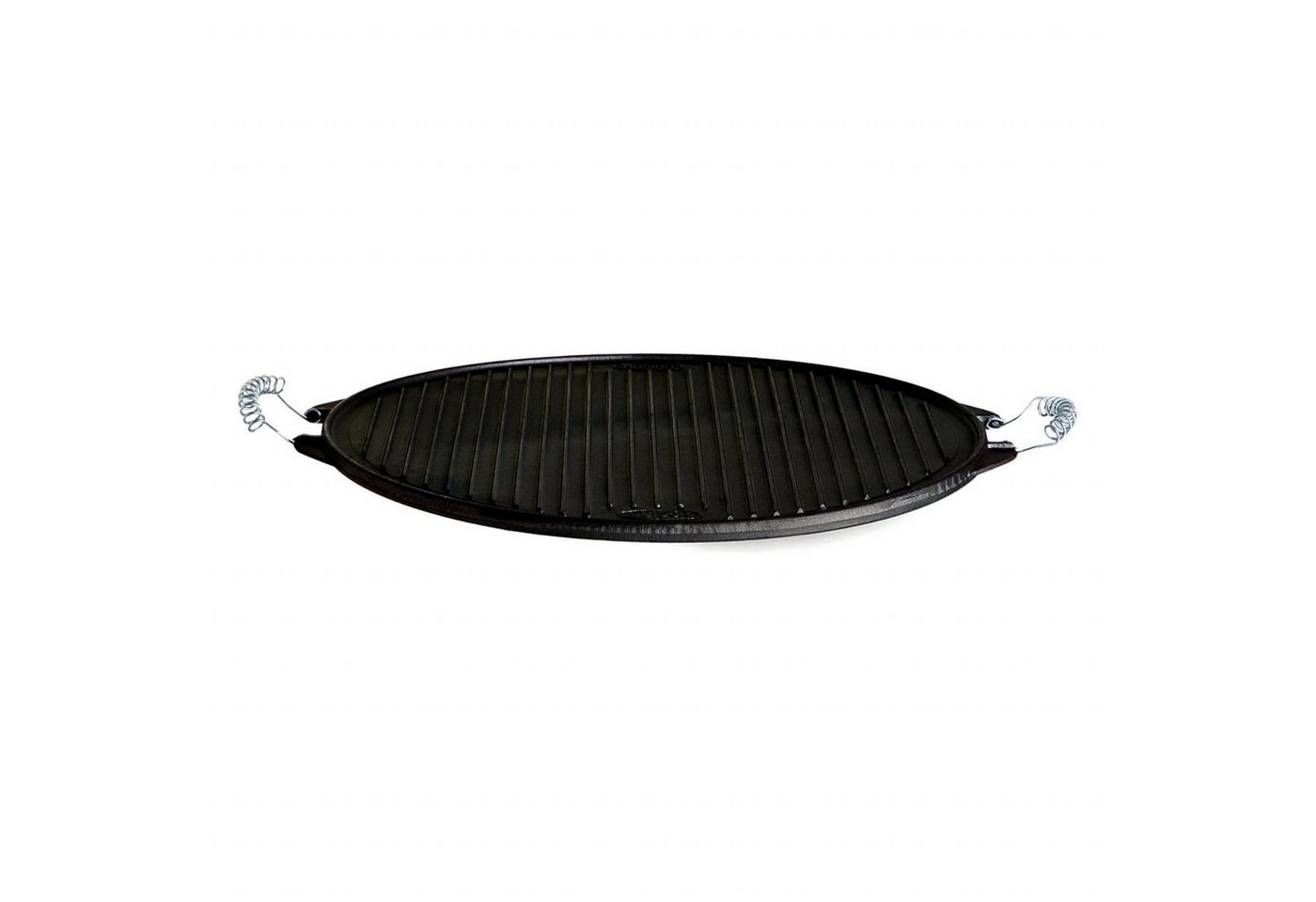 Gusseisenkuss Schmortopf Gusseisenkuss® Light-Grillplatte aus Gusseisen Ø 25 cm Gussplatte von Gusseisenkuss