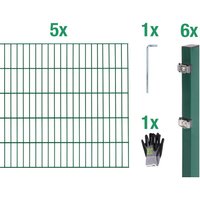 Gust. Alberts GmbH & Co. KG Doppelstabmattenset, BxH: 10 x 1,4 m, grün - gruen von Gust. Alberts GmbH & Co. KG