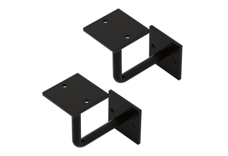 Alberts Wandregalhalter Regalhalter-Set "Oli", 2-tlg., Wandhalterung aus beschichtetem Stahl, 2-tlg. von Alberts