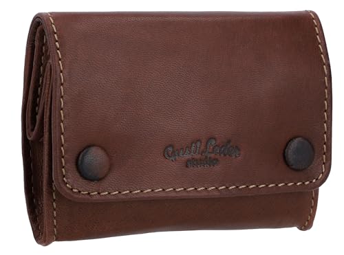Gusti Tabaktasche Leder - Lutz Drehertasche Tabakbeutel Feinschnittbeutel Braun Leder von Gusti