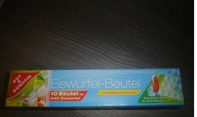 GUT & GÜNSTIG Eiswürfel- Beutel mit Selbstverschluss 10 Beutel von Gut & Günstig