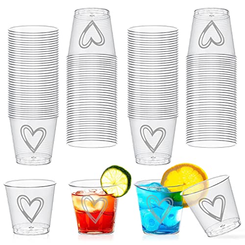 Gute 100 Plastik Schnapsgläser,3cl/30ml shotgläser, Wiederverwendbare Trinkbecher Schnapsbeche,Partybecher für Geburtstage, Verkostung, Partys, Hochzeiten （100 Stück） von Gute