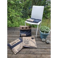 stuhlkissen Kaffeesäcke von GuteStubeManufaktur