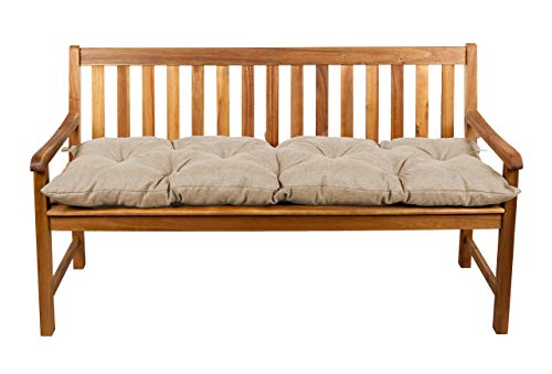 Gutekissen® Bankauflage Stuhlkissen Hollywoodschaukel Garten LS (120x40, Beige) von Gutekissen