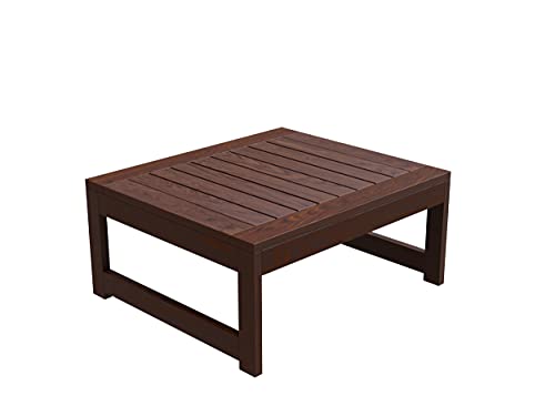 Gartenmöbel aus Holz Gartensofa Gartengarnitur mit Auflagen Lounge Möbel Verschiedene Varianten MCH HB (Tabelle, Harmony Brown) von Gutekissen