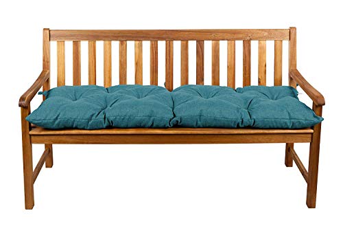 Gutekissen® Bankauflage Stuhlkissen Hollywoodschaukel Garten LS (150x50, Türkis) von Gutekissen