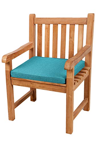 Gutekissen® Sitzkissen für Bank, Gartenschaukeln, Sitz, glatt. FK5 (60x60x5, Himmelblau) von Gutekissen