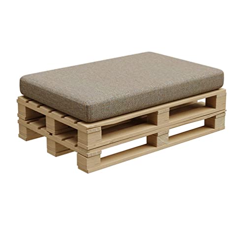 Gutekissen®, Palettenkissen, Palletenpolster, Gartenkissen, Palettenauflagen, Sofa, Kissen, Polster, Auflagen Indoor Outdoor PFBG (Sitzkissen 120x80, Beige) von Gutekissen