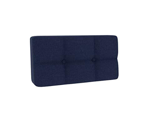 Gutekissen® Palettenkissen Gesteppte Kissen mit Knöpfen, Palettenauflagen Sitzkissen Rückenlehne Gesteppt PFG (Eckkissen 60x40, Navy blau) von Gutekissen