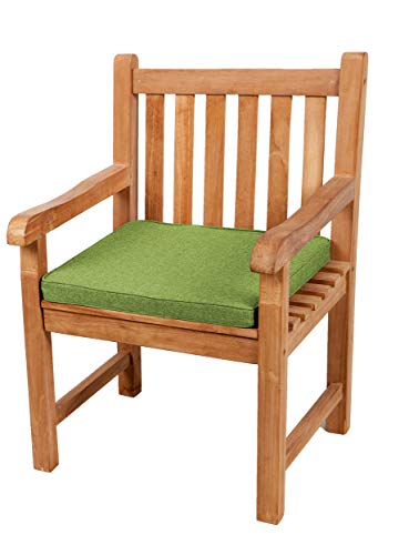 Gutekissen® Sitzkissen für Bank, Gartenschaukeln, Sitz, glatt. FK5 (40x40x5, Limette) von Gutekissen