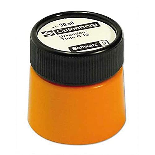 GUTENBERG 10102 Urkundentinte - 30 ml, schwarz von Gutenberg