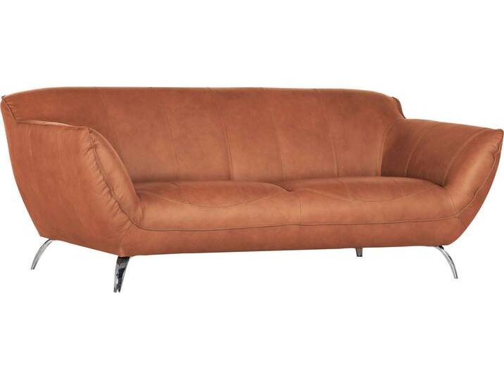 2-Sitzer GUTMANN FACTORY Venezuela , braun (cognac), B:205cm H:83cm T:100cm, Sofas von Gutmann-Factory