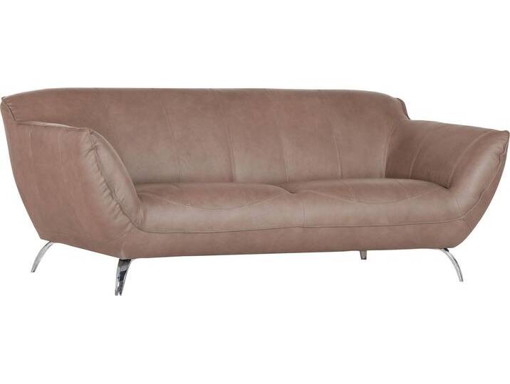 2-Sitzer GUTMANN FACTORY Venezuela , braun (hellbraun), B:205cm H:83cm T:100cm, Sofas von Gutmann-Factory
