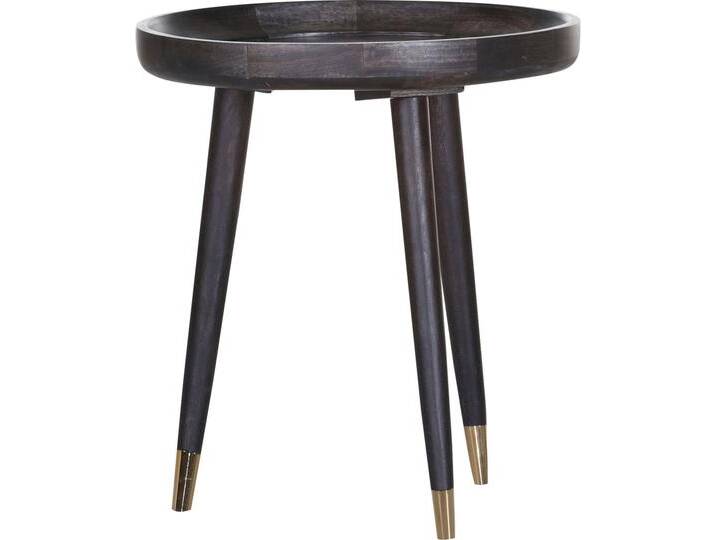 Beistelltisch GUTMANN FACTORY Grace , braun (grau, braun, grau, braun, grau, braun), B:49cm H:54cm T:49cm, Tische von Gutmann-Factory