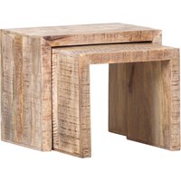 Gutmann Campesino Beistelltisch 2er Set aus Mangoholz Gutmann Campesino Beistelltisch 2er Set aus Mangoholz von Gutmann Factory