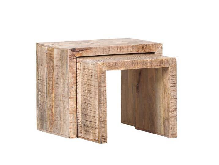 Gutmann Campesino Beistelltisch 2er Set aus Mangoholz Gutmann Campesino Beistelltisch 2er Set aus Mangoholz von Gutmann-Factory