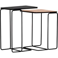 Gutmann Factory Satztisch "Mix&Match" im Metallic Look (2er-Set) von Gutmann Factory
