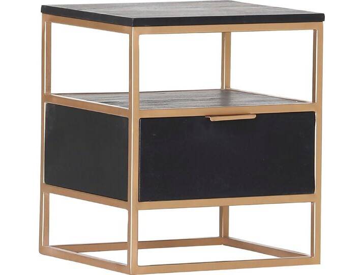 Gutmann Factory Beistelltisch Porto, schwarz von Gutmann-Factory