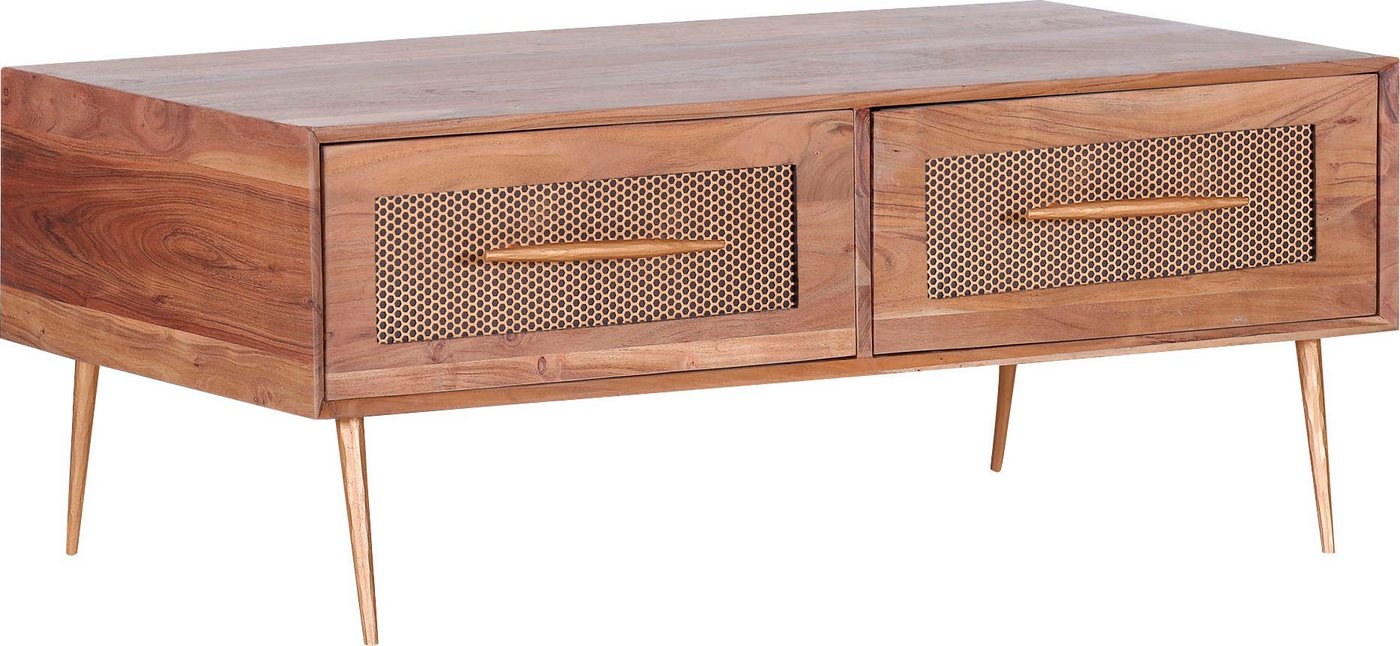 Gutmann Factory Couchtisch Bonnie, mit Wiener Geflecht von Gutmann Factory