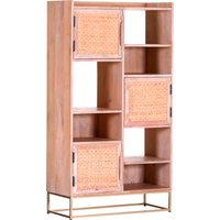 Gutmann Factory Highboard "Belkin", Stauraumschrank mit extravaganter Rattanfront, Breite 80 cm von Gutmann Factory