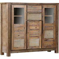 Gutmann Factory Highboard "Tulsa", Vitrine, Höhe 140 cm von Gutmann Factory