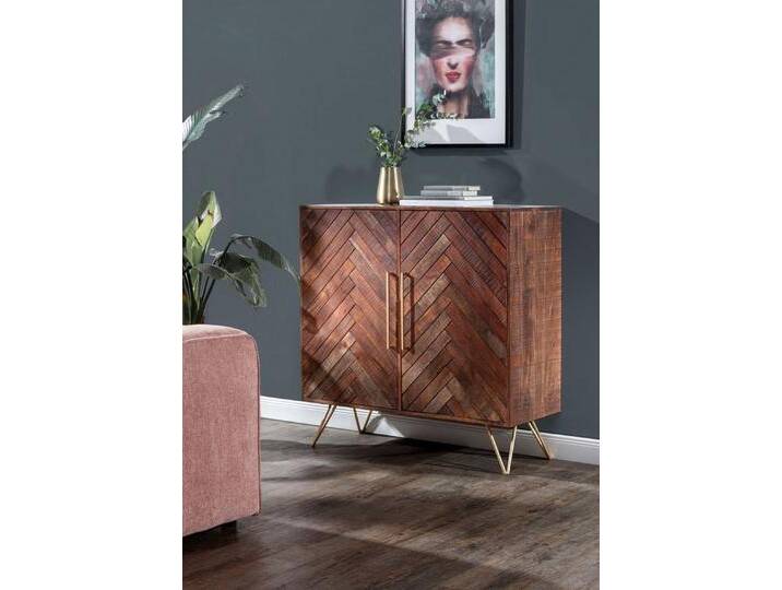 Gutmann Factory Kommode Herringbone, braun von Gutmann-Factory