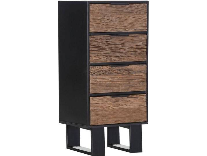 Gutmann Factory Kommode Magic, aus recyceltem Altholz, braun schwarz von Gutmann-Factory