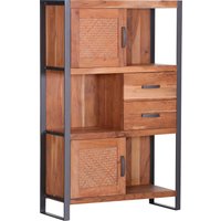 Gutmann Factory Regal "Alvara" Massivholz, Rattangeflecht in der Front Gutmann Factory Regal "Alvara" Massivholz, Rattangeflecht in der Front von Gutmann Factory