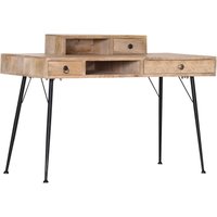 Gutmann Factory Schreibtisch "Joyce" mit Massivholzplatte Mango Gutmann Factory Schreibtisch "Joyce" mit Massivholzplatte Mango von Gutmann Factory