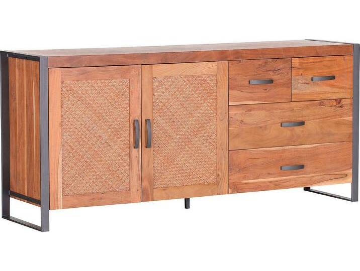 Gutmann Factory Sideboard Alvara, Kommode mit Rattan Geflecht von Gutmann-Factory