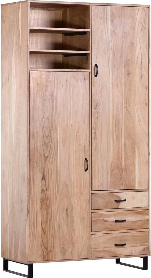 Gutmann Factory Stauraumschrank Georgia aus massivem Akazienholz, Höhe 195 cm Gutmann Factory Stauraumschrank Georgia aus massivem Akazienholz, Höhe 195 cm von Gutmann Factory