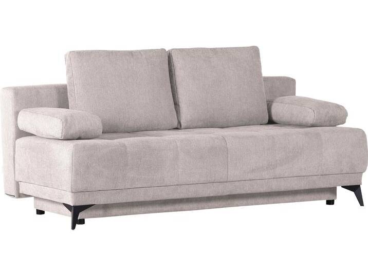 Schlafsofa GUTMANN FACTORY, beige, B:195cm H:77cm T:100cm, 100% Polyester, Sofas von Gutmann-Factory