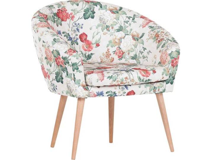 Sessel GUTMANN FACTORY Pietro , bunt (blumenmuster), B:73cm H:73cm T:66cm, Struktur (100% Polyester), Flachgewebe (90% Polyester/10% Polyamid), Samtvelours (100% Polyester), Sessel, in toller Farbvielfalt von Gutmann-Factory