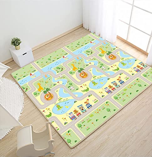 Gutsbox Baby Spielmatte, Krabbelmatte Faltbare Baby Spielteppich, Doppelseiten Kinderteppich, XPE Material, ungiftig, wasserdicht, Anti-Rutsch, BPA Frei, 180 x 120 x0.5cm Gutsbox Baby Spielmatte, Krabbelmatte Faltbare Baby Spielteppich, Doppelseiten Kinderteppich, XPE Material, ungiftig, wasserdicht, Anti-Rutsch, BPA Frei, 180 x 120 x0.5cm von Gutsbox