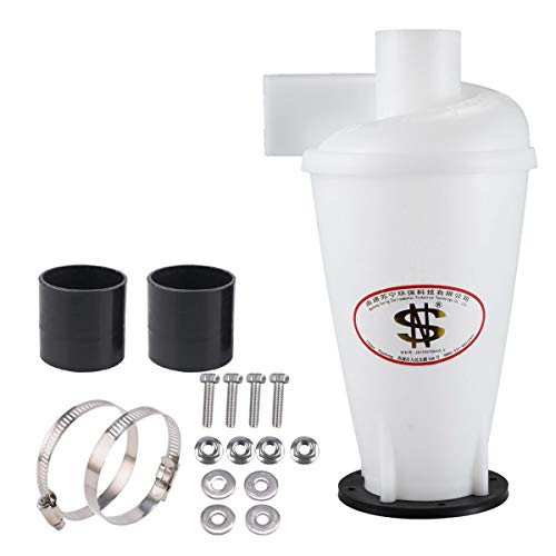 Gutsbox Zyklon Staubabsaugung Filter Zyklon Staubabsauger Zyklon Filter Abscheider Energieffizienzklasse A Mit Flanschbasis (Weiß-3) von Gutsbox