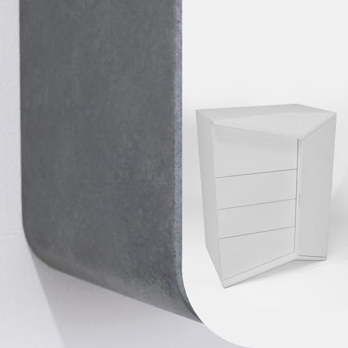 Gutshof VISION Designer Kommode Moderner Schubladenschrank mit 5 Schubladen in unterschiedlichen Lackierungen und Oberflächen, Oberflächenstruktur:DG10 von Gutshof VISION