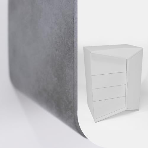 Gutshof VISION Designer Kommode Moderner Schubladenschrank mit 5 Schubladen in unterschiedlichen Lackierungen und Oberflächen, Oberflächenstruktur:DG3 von Gutshof VISION