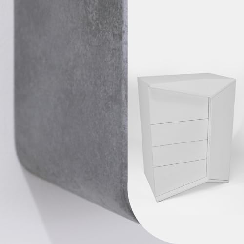 Gutshof VISION Designer Kommode Moderner Schubladenschrank mit 5 Schubladen in unterschiedlichen Lackierungen und Oberflächen, Oberflächenstruktur:DG5 von Gutshof VISION