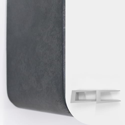Gutshof VISION Designer Regale Lounge Bücherregal Set angeschrägt Spezial Lackierung Matte Weiß oder Beton-Optik, Oberflächenstruktur:DG1 von Gutshof VISION