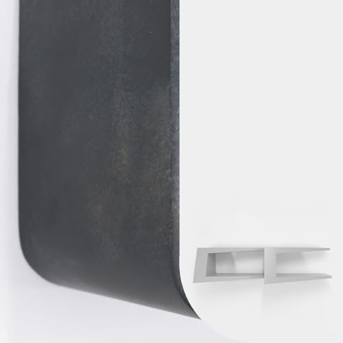 Gutshof VISION Designer Regale Lounge Bücherregal Set angeschrägt Spezial Lackierung Matte Weiß oder Beton-Optik, Oberflächenstruktur:DG2 von Gutshof VISION