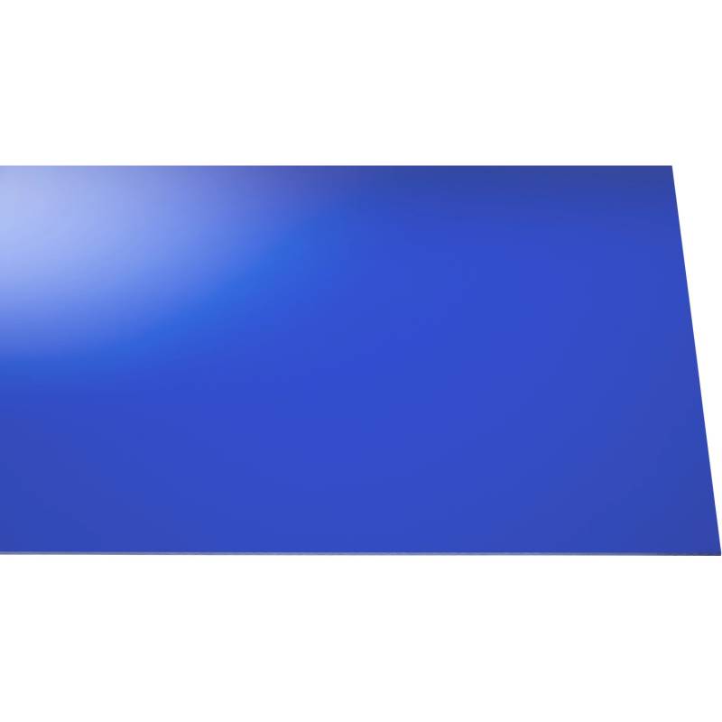 Acryl Platte Eben 3 mm Glatt Blau 1520 mm x 2050 mm von Gutta