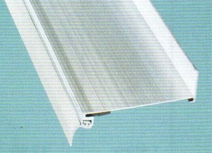 Alu - Wandanschlussprofil - Alu Profil für Steg- und Doppelstegplatten alle Größen - mit eingezogener, grauer Dichtung - Ausladung 115 mm (alu-silber, 7100) von Gutta