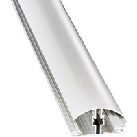 GUTTA Klemmprofil, Polyvinylchlorid (PVC), geeignet für 10 und 16 mm Stegplatten - silberfarben von Gutta