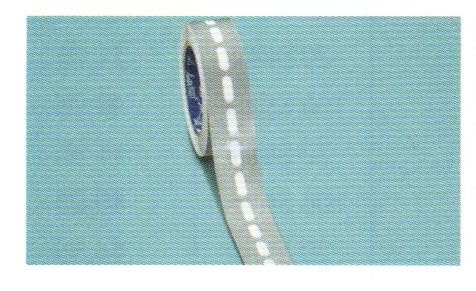 Gutta Anti-Dust Klebeband perforiert - Breite 38 mm - für den unteren und oberen Verschluß von Stegplatten 10 und 16 mm (33 mtr.) von Gutta