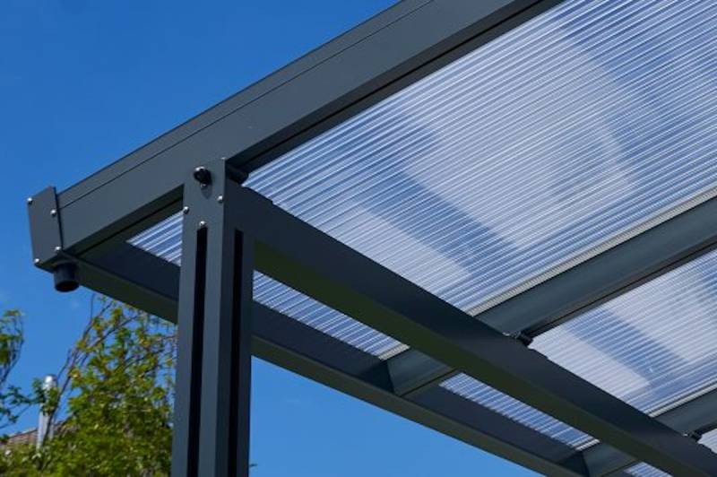 Gutta Einzelcarport Premium weiß/anthrazit Acryl klar Weiß Gutta Einzelcarport Premium weiß/anthrazit Acryl klar Weiß von Gutta